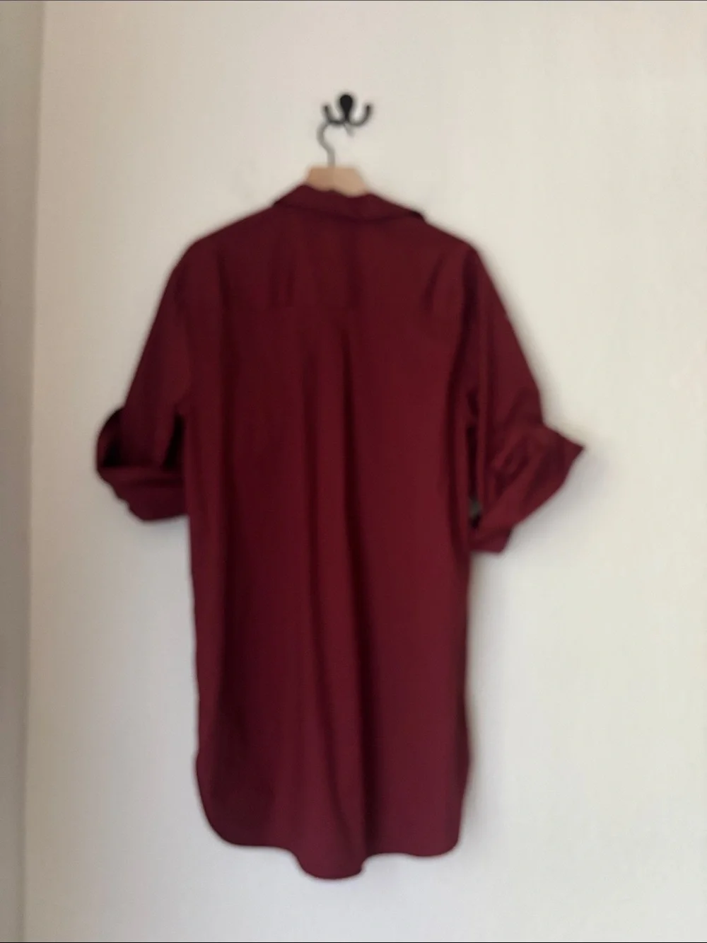 STAUD ‘Nico’ Button-Down Sangría shirt dress size small - Picture 4 of 5